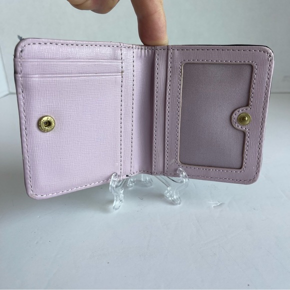 Fossil Dark Blue and Link  Leather Zip Wallet - Picture 5 of 9